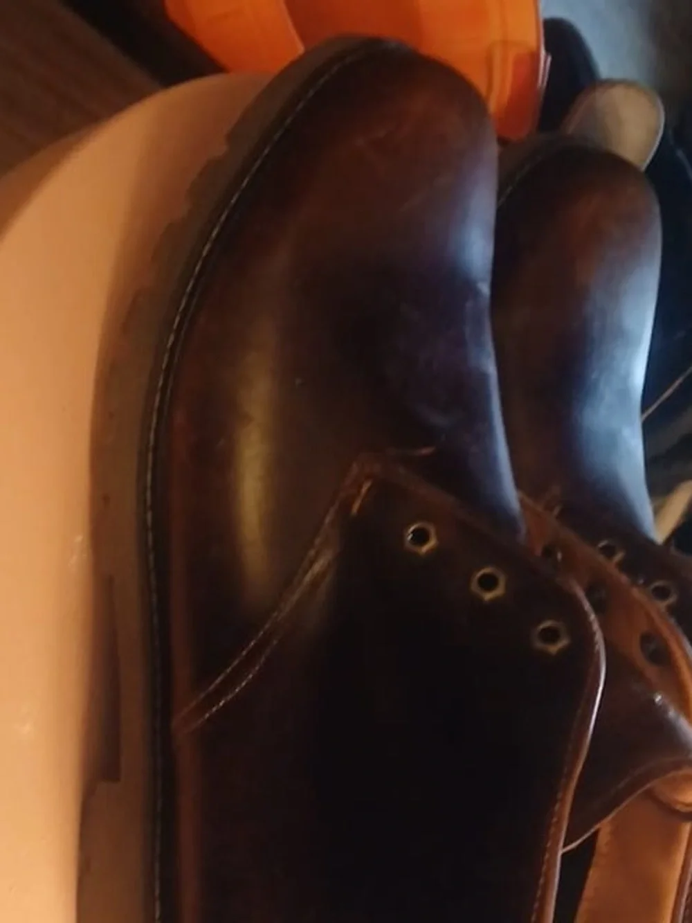 Brown Leather Casual Shoes - Durable Grip Sole
